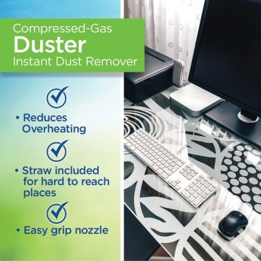 Dust-Off® Compressed Gas Duster (2 Pack)