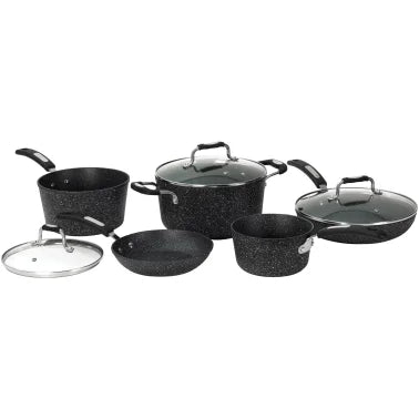 THE ROCK™ by Starfrit® 8-Piece Cookware Set with Bakelite Handles