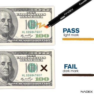 Nadex Coins™ Easy-Swipe Counterfeit Pen