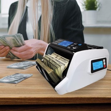 Nadex Coins™ V5400 Mixed-Denomination Money Counter and Counterfeit Detector