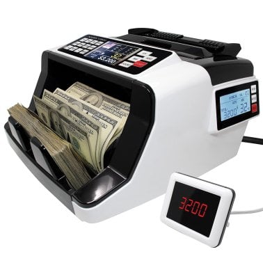 Nadex Coins™ V3600 Money Counter and Counterfeit Detector