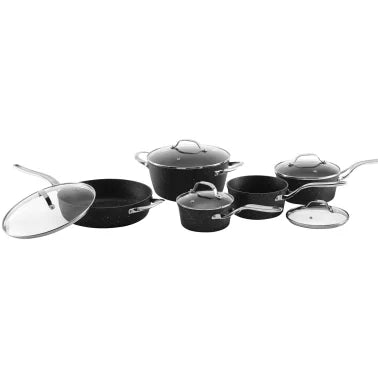 THE ROCK™ by Starfrit® 10-Piece Cookware Set with Stainless Steel Handles