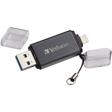 Verbatim® iStore 'n' Go USB 3.0 Flash Drive with Lightning® Connector (32 GB)