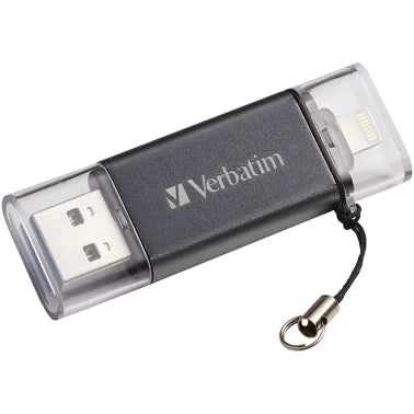 Verbatim® iStore 'n' Go USB 3.0 Flash Drive with Lightning® Connector (64 GB)