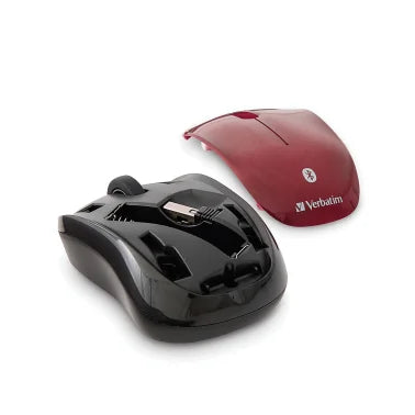 Verbatim® Cordless Blue-LED Tablet Mouse, Multi-Trac, 3 Buttons, Bluetooth® (Garnet)