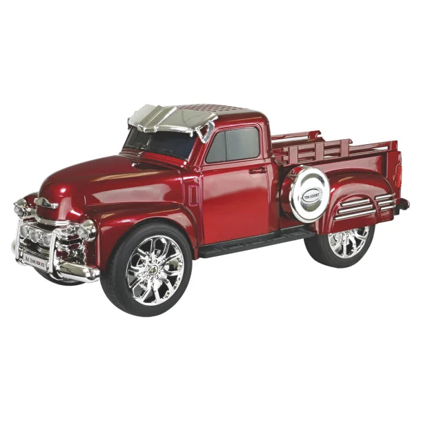 Audiobox® Retro Ride™ 10-Watt-RMS Bluetooth® Rechargeable Truck Speaker with FM Radio (Red)