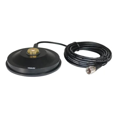 Tram® 5-1/2-Inch Black ABS NMO Magnet Mount with RG58 Coaxial Cable and UHF PL-259 Connector