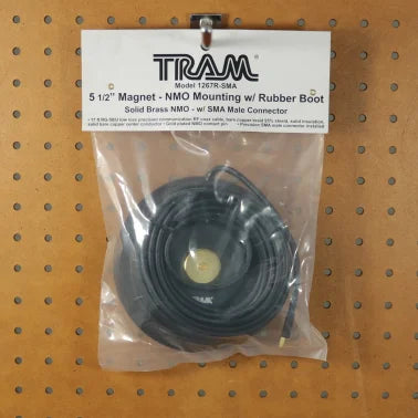 Tram® 5-1/2-In. Black ABS NMO Magnet Mount with RG58 Coaxial Cable and SMA Connector