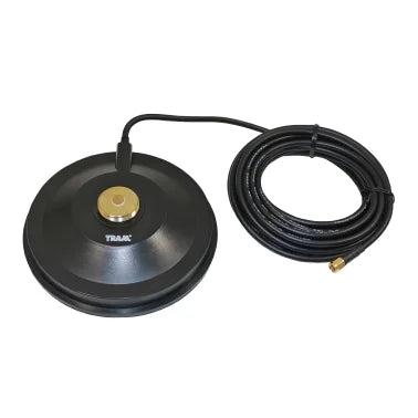 Tram® 5-1/2-In. Black ABS NMO Magnet Mount with RG58 Coaxial Cable and SMA Connector