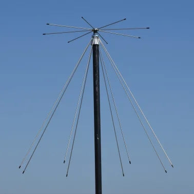 Tram® 200-Watt Broad-Band Scanner 25 MHz to 1,300 MHz Super Discone Stainless Steel Base Antenna