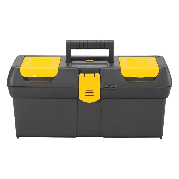 STANLEY® 16-In. Portable Plastic Tool Box with 2 Lid Organizers, 016011R