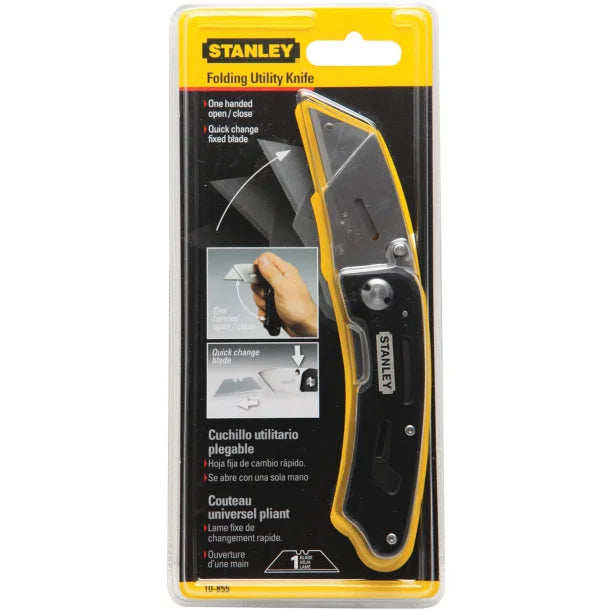 STANLEY® Folding Utility Knife, 10-855