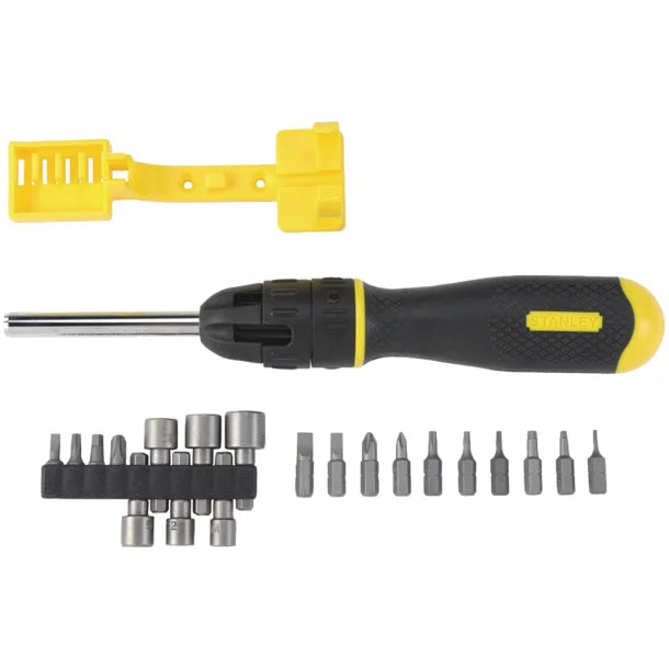 STANLEY® 20-Piece Multi-Bit Ratcheting Screwdriver Set, 62-574