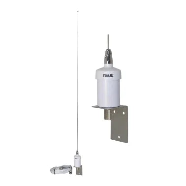 Tram® Pretuned VHF 6-dB-Gain Marine L-Bracket-Mount 35-Inch Fiberglass Antenna with RG58 Cable and PL-259 Connectors