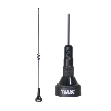 Tram® Pretuned Dual-Band 140 MHz to 170 MHz VHF/430 MHz to 450 MHz UHF Amateur Radio Antenna with NMO Mounting