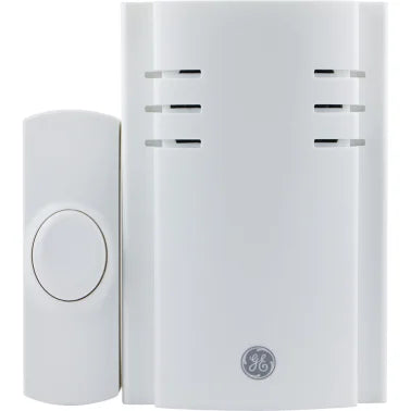 GE® 8-Chime Plug-in Doorbell Kit with Chime and Wireless Push Button (1 Button)