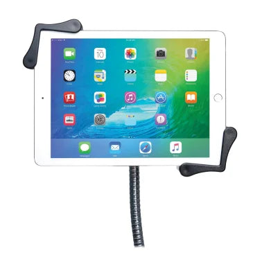 CTA Digital® Height-Adjustable Gooseneck Floor Stand for 7-In. to 13-In. Tablets