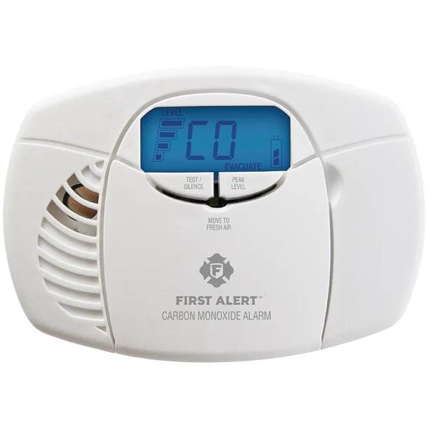 First Alert® Battery-Powered Carbon Monoxide Alarm with Backlit Digital Display