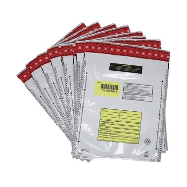 Nadex Coins™ Tamper-Evident 9-In. x 12-In. Opaque FRAUDSTOPPER™ Bank Deposit Bags (100 Pack)