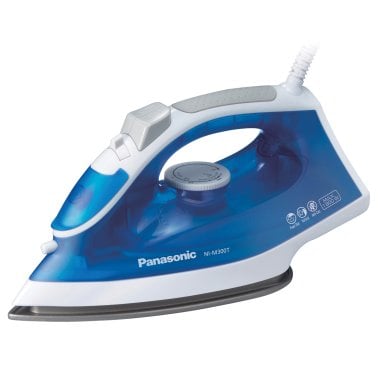 Panasonic® 1,500-Watt Steam-Circulating Iron with Curved Nonstick Titanium-Coated Soleplate