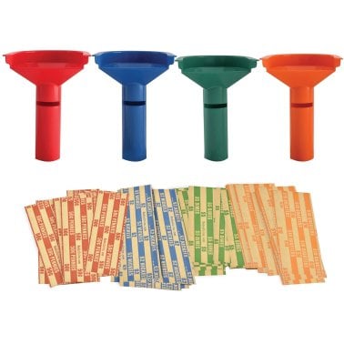 Nadex Coins™ 252 Coin Wrappers with Coin-Sorter Tubes