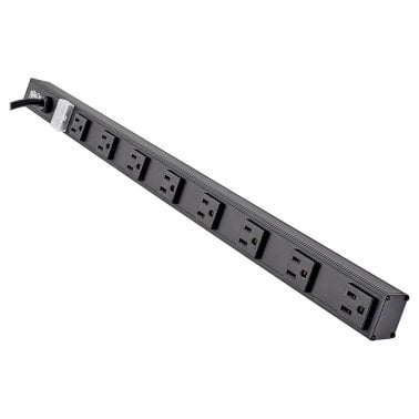 Tripp Lite® by Eaton® Vertical Power Strip, 15-Ft. Cord Length (8 Outlet; Black)