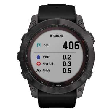 Garmin® fēnix® 7X Sapphire Solar Multisport GPS Watch (Carbon Gray)