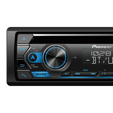 Pioneer® DEH-S4220BT CD Car Stereo Head Unit, Single-DIN, LCD with Smart Sync Compatibility