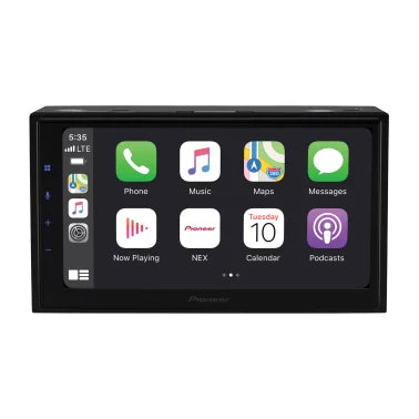 Pioneer® 6.8-In. Car In-Dash Unit, Double-DIN Digital Media Receiver with Touch Screen, Apple CarPlay®/Android Auto™, and Alexa® Built-in