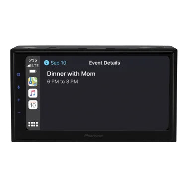 Pioneer® 6.8-In. Car In-Dash Unit, Double-DIN Digital Media Receiver with Touch Screen, Apple CarPlay®/Android Auto™, and Alexa® Built-in