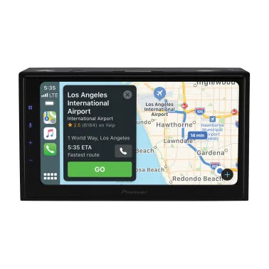 Pioneer® 6.8-In. Car In-Dash Unit, Double-DIN Digital Media Receiver with Touch Screen, Apple CarPlay®/Android Auto™, and Alexa® Built-in