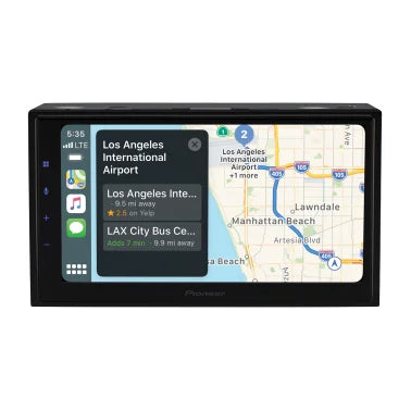 Pioneer® 6.8-In. Car In-Dash Unit, Double-DIN Digital Media Receiver with Touch Screen, Apple CarPlay®/Android Auto™, and Alexa® Built-in