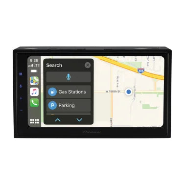 Pioneer® 6.8-In. Car In-Dash Unit, Double-DIN Digital Media Receiver with Touch Screen, Apple CarPlay®/Android Auto™, and Alexa® Built-in