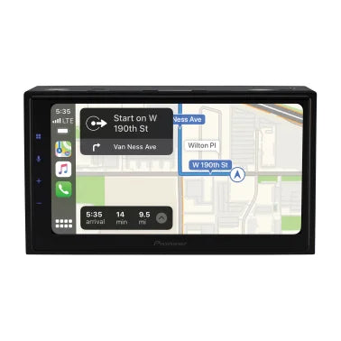 Pioneer® 6.8-In. Car In-Dash Unit, Double-DIN Digital Media Receiver with Touch Screen, Apple CarPlay®/Android Auto™, and Alexa® Built-in