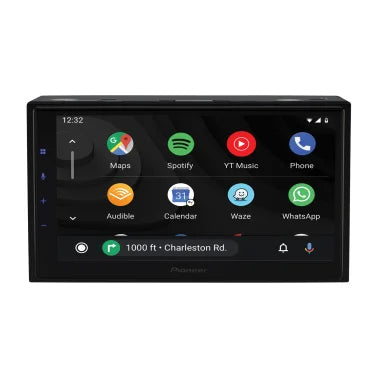 Pioneer® 6.8-In. Car In-Dash Unit, Double-DIN Digital Media Receiver with Touch Screen, Apple CarPlay®/Android Auto™, and Alexa® Built-in