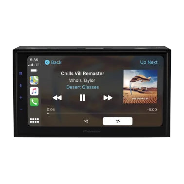 Pioneer® 6.8-In. Car In-Dash Unit, Double-DIN Digital Media Receiver with Touch Screen, Apple CarPlay®/Android Auto™, and Alexa® Built-in