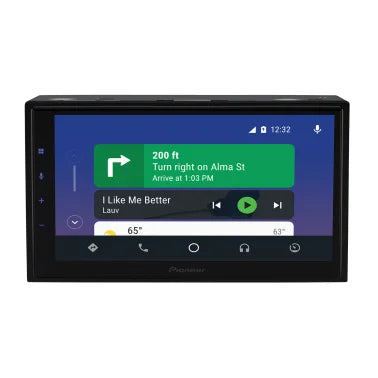 Pioneer® 6.8-In. Car In-Dash Unit, Double-DIN Digital Media Receiver with Touch Screen, Apple CarPlay®/Android Auto™, and Alexa® Built-in