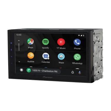 Pioneer® 6.8-In. Car In-Dash Unit, Double-DIN Digital Media Receiver with Touch Screen, Apple CarPlay®/Android Auto™, and Alexa® Built-in