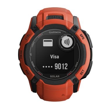 Garmin® Instinct® 2X Solar Smart Watch (Flame Red)