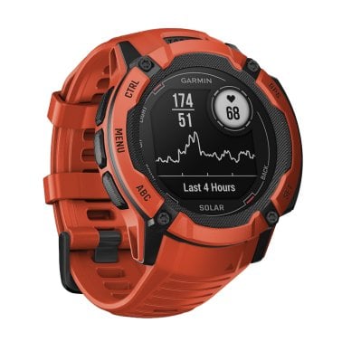 Garmin® Instinct® 2X Solar Smart Watch (Flame Red)