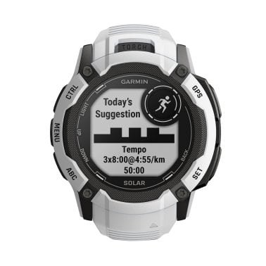 Garmin® Instinct® 2X Solar Smart Watch (Whitestone)