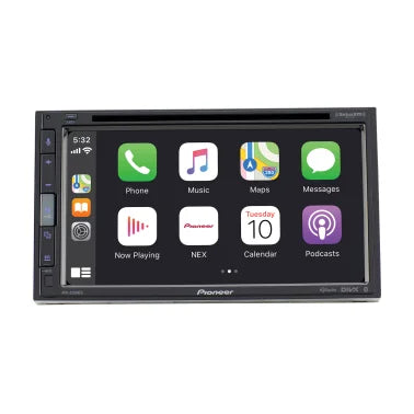 Pioneer® AVH-2550NEX 6.8-In. Car In-Dash Unit, Double-DIN DVD Receiver with Touch Screen and Compatibility with Apple CarPlay®, Android Auto™, and Alexa®