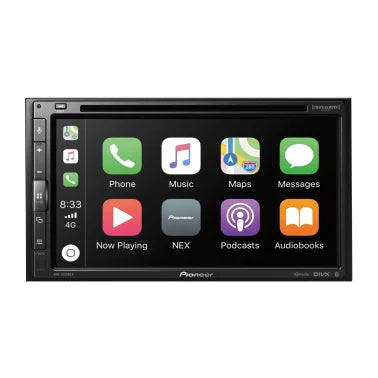 Pioneer® AVH-2550NEX 6.8-In. Car In-Dash Unit, Double-DIN DVD Receiver with Touch Screen and Compatibility with Apple CarPlay®, Android Auto™, and Alexa®