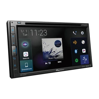 Pioneer® AVH-2550NEX 6.8-In. Car In-Dash Unit, Double-DIN DVD Receiver with Touch Screen and Compatibility with Apple CarPlay®, Android Auto™, and Alexa®