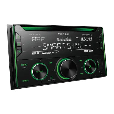 Pioneer® FH-S722BS CD Car Stereo Head Unit, Double-DIN, LCD with Smart Sync Compatibility