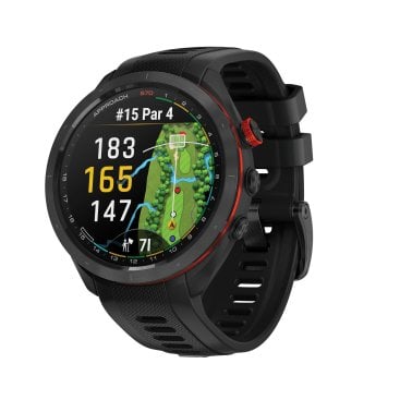 Garmin® Approach® S70 Golf Smartwatch with 47-mm Case, Black Ceramic Bezel, and Black Silicone Band