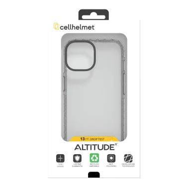 cellhelmet® Altitude X Series® Case (iPhone® 15 Pro; Crystal Clear)