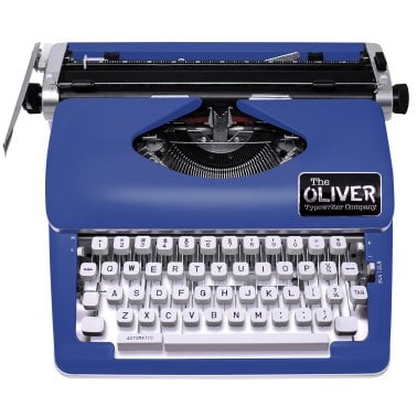 The Oliver Typewriter Company Timeless Manual Typewriter (Blue)