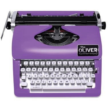 The Oliver Typewriter Company Timeless Manual Typewriter (Purple)