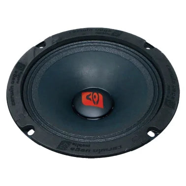 Cerwin-Vega® Mobile PRO Series CVP65 6.5-In. 300-Watt-Max Mid-Range Vehicle Speaker, Black and Red, Single Speaker